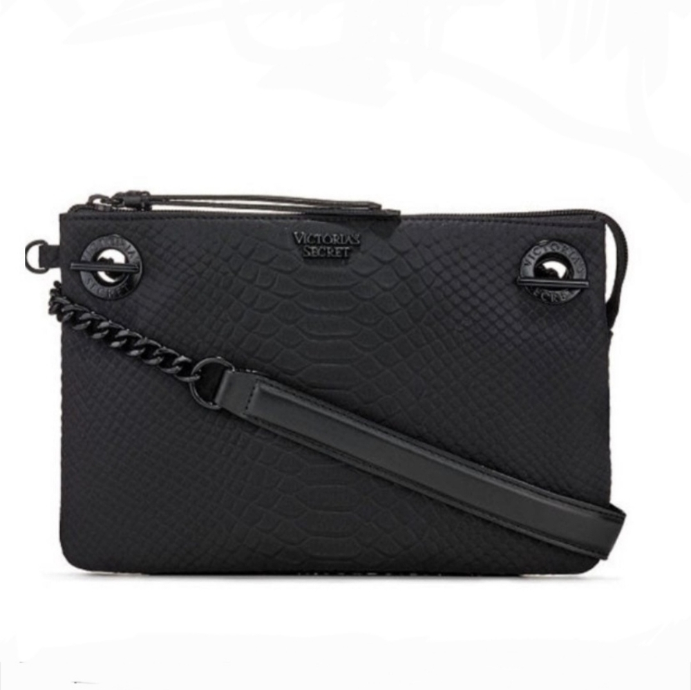 Victoria's Secret Nylon Python Glam Crossbody Bag - image 1